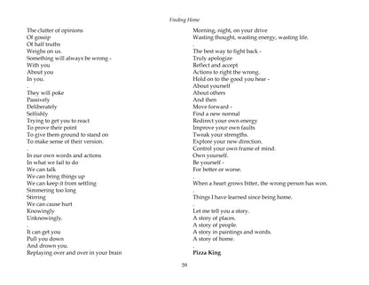 Finding Home: In Paintings and Words
